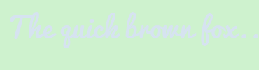 Image with Font Color D6E3F0 and Background Color CEF2CE